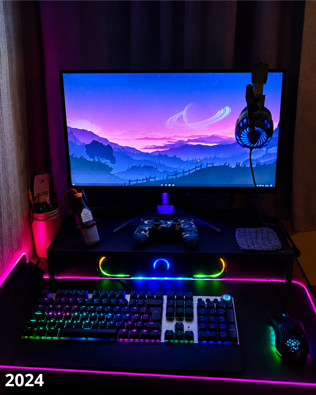 My computer and desk setup in 2024