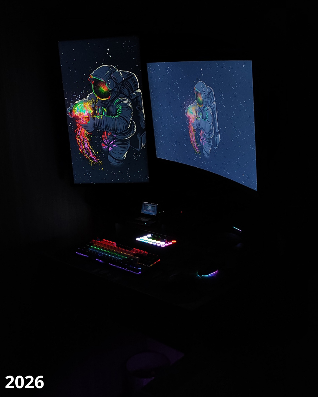 My computer and desk setup in 2026